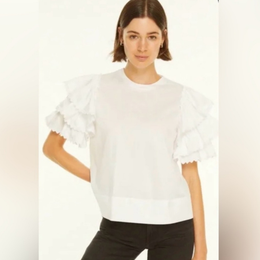 NWT Harshman 3X Juliette Blouse 100% Cotton